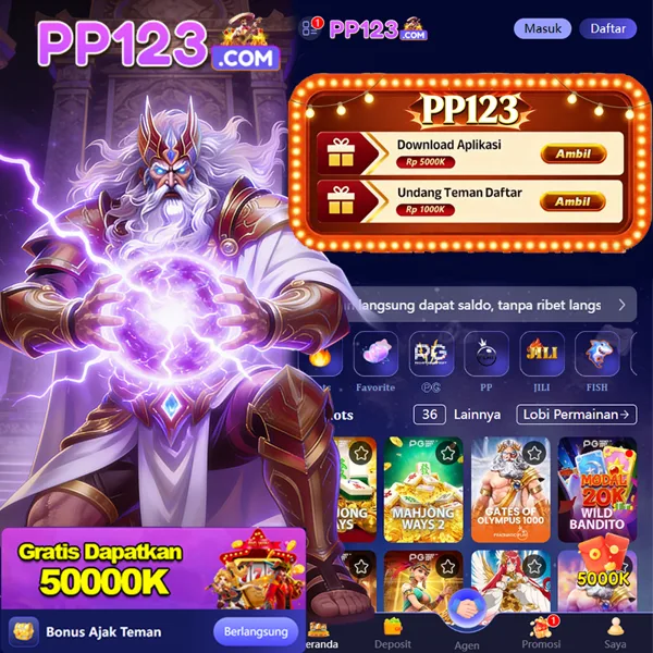 PP123 Bonus Member Baru 100%