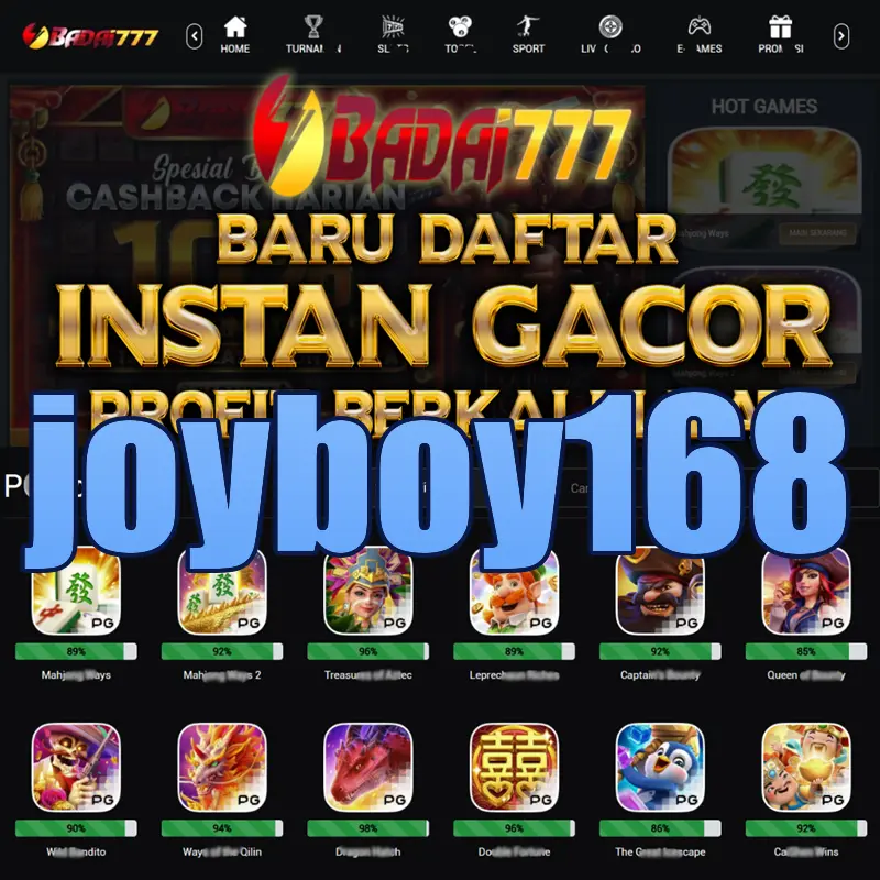 joyboy168 Masuk