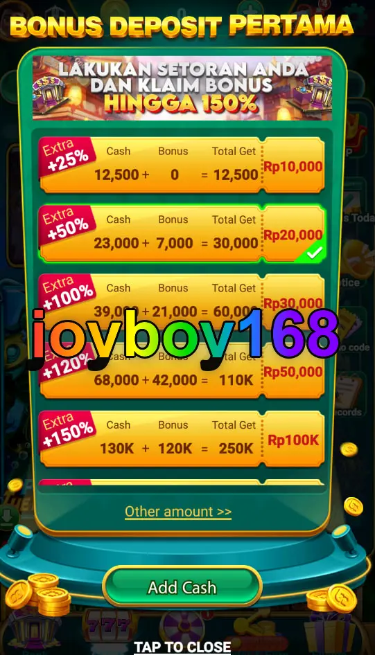 joyboy168 Masuk